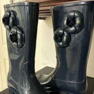 Chanel Rain Boots